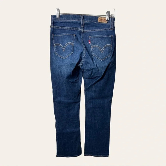 Women’s LEVI’S 529 CURVY BOOTCUT DENIM JEANS‎ SIZE 4M MEDIUM/DARK WASH IN COLOR - Picture 8 of 10